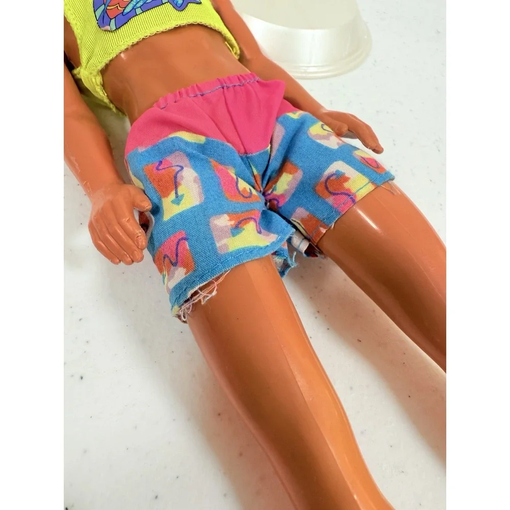 Hawaiian Fun Barbie Ken And Jazzy Summer Vintage Doll Lot Damage Read